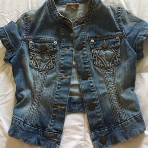 JLO short sleeve jean jacket